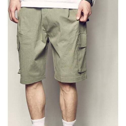 Solid Color Shorts Men Casual Shorts Summer Breathable Joggers Shorts Men Drawstring Shorts Fifth Pants Mens Shorts short homme