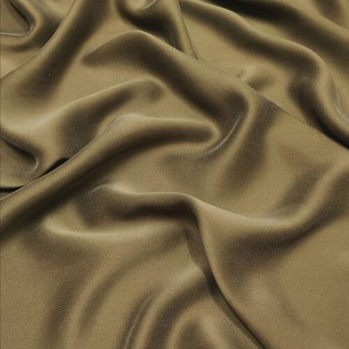 100% SILK CHARMEUSE SATIN 140cm width 20momme Silk Heavy Satin Fabric Stone Sand Washed Matt Color