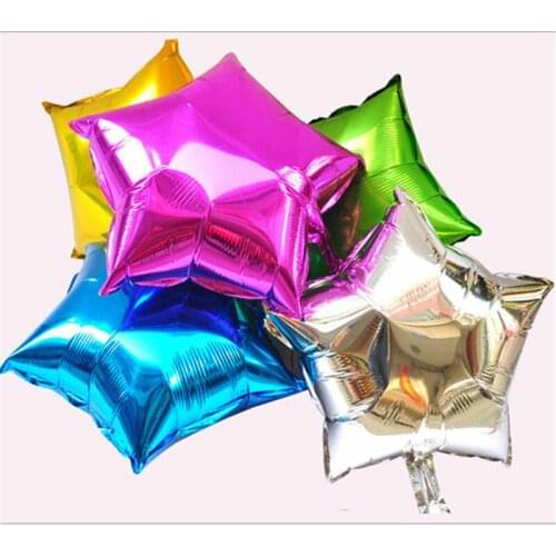 18inch 25pcs Party Wedding Decoration multi color Star shape infatable Foil Helium Balloons for Birthday Anniversary Supplie 8z