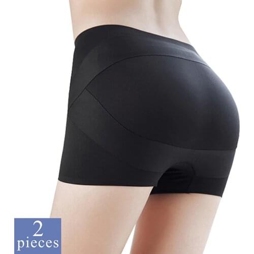 2pcs/set Hip Pelvis Correction Abdomen Pants Lifting Buttocks Buttocks Hip Closure Safety Pants & Panty In One