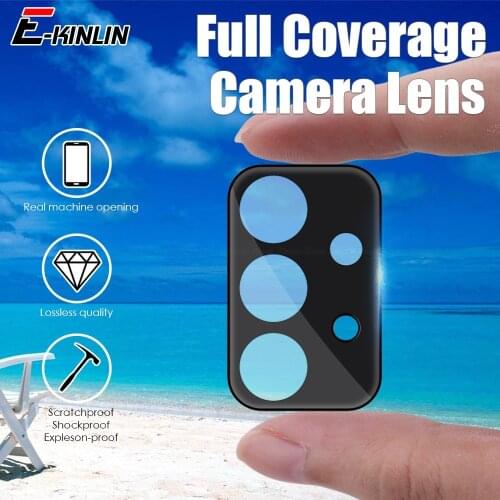 3D Curverd Camera Lens Film Protection Glass For Samsung Galaxy A22 A72 A52 A12 A32 Full Cover Screen Protector Tempered Glass