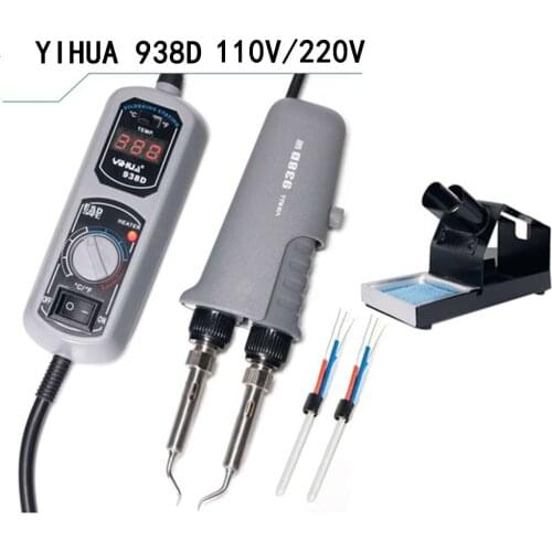 938D Mini Tweezers YIHUA Soldering Station Portable 110v 220v YIHUA Soldering Station for Soldering Tongs