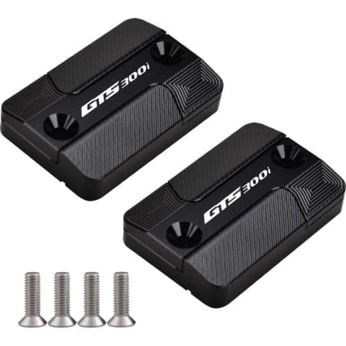 Motorcycle CNC Aluminum front Brake Reservoir Fluid Tank Cover Oil Cap for SYM GTS300i GTS 300i gts300i all years