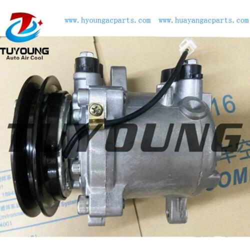 Auto Air Conditioning Compressor SV06E for 155 Kubota excavator for ALL KX080-3 KX121 KX121-3 4472605351 447260-5351 1PK 12V