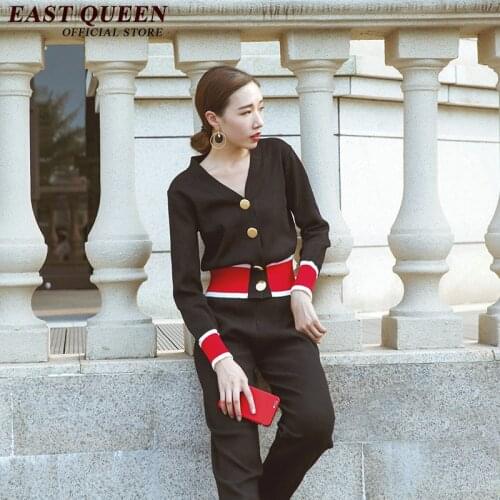 Pant suits women suit pants two-piece suit clothing two piece set Women Clothing Set 2018 Linen Shirt+Pants AA1447