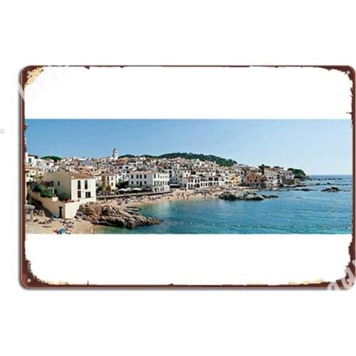 Calella De Palafrugell Metal Signs Decoration Club Bar Cave Plates Tin sign Posters