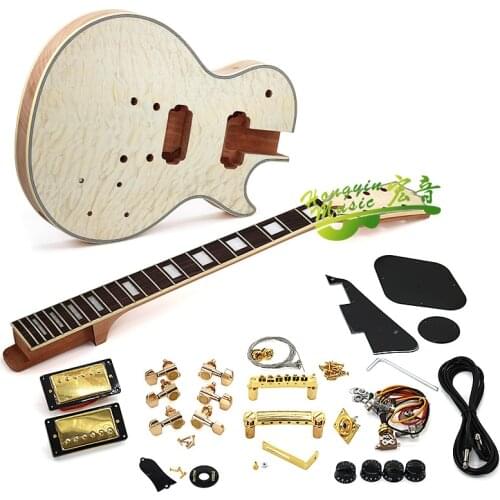 Electric Guita Flame Maple Veneerr+Mahogany Okoume Body Neck Rosewood Fingerboard