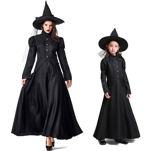 Mother and Child Dress Costumes Cosplay For Girls and Woman Halloween Party Dress Costume Ecoparty