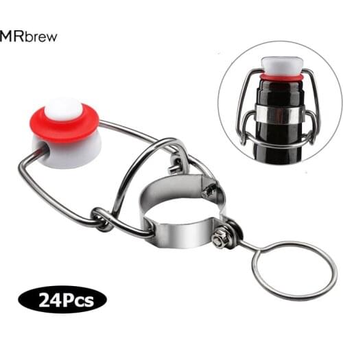 Beer Cap Flip Top Stopper Root Beer Bottles Replacement Swing Tops Homebrew Brewing Wine Stoppers With Silicone Sealer Beer Lid