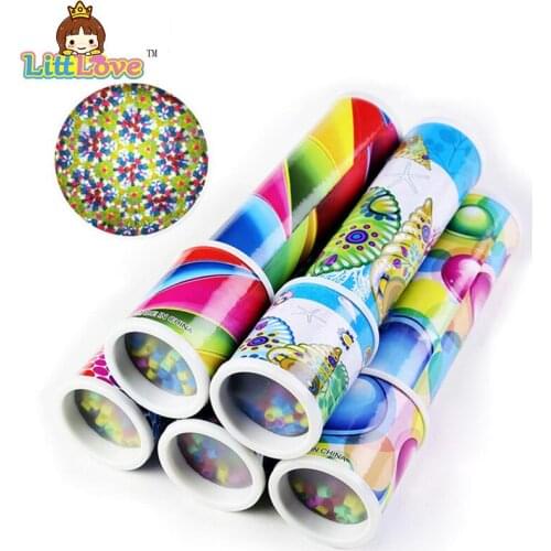 LittLove Scalable Rotating Kaleidoscopes Extended Rotation Adjustable Fancy Colored World Baby Toy Children Autism Kid Toys