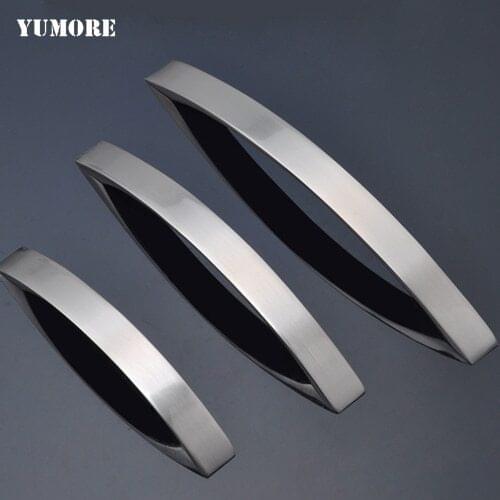 YUMORE Cupboard Handle Kitchen Cabinet Door Knob Wardrobe Drawer Pulls Bar Handle Furniture Hardware