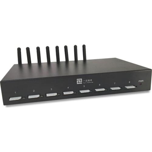 8 Port 8 sim 4G LTE sms gateway modem text sender and receiver