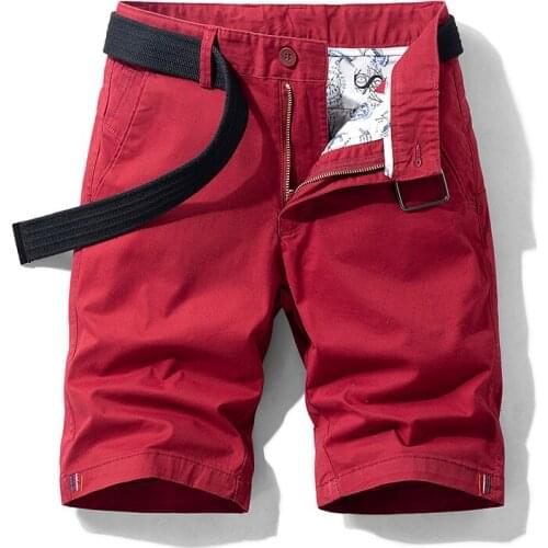 TEHEZAD Cargo Shorts Mens Sports Pants American Style Fashion Summer Casual Outer Wear Fit All-Match Cotton Five-Point Pants