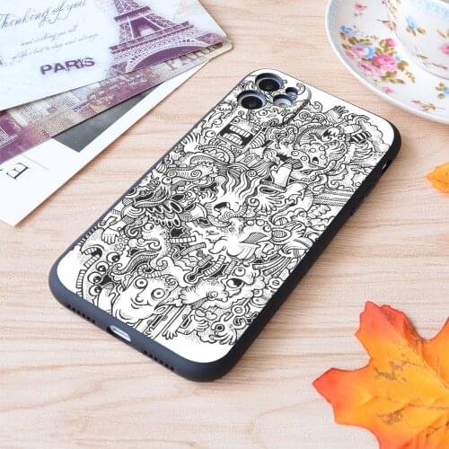 For iPhone Oven Mitt Machine Print Soft Matt Apple iPhone Case