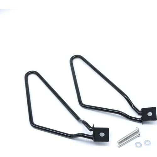 Motorcycle Saddlebag Support Brackets Set Sportster Cruise Dyna XL 883 1200 Motorbike Frame Saddle Bag Mount Brackets Kit