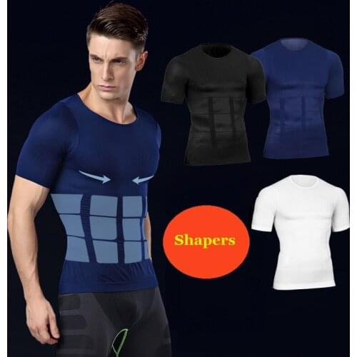 New Arrival 2019 men Fashion T Shirt Casual Quick Dry Slim Fit Shirts Tops & Tees Size M L XL Free Shipping