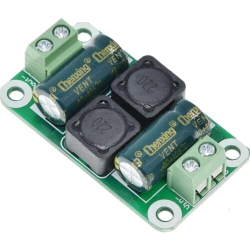 0-50V 4A DC Power Supply Filter Board Class D Power Amplifier Interference Suppression Board Car EMI Industrial Control Panel