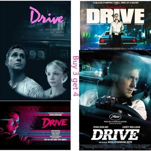 Drive movie Clear Image Wall Stickers Home Decoration Good Quality Prints White Coated Paper