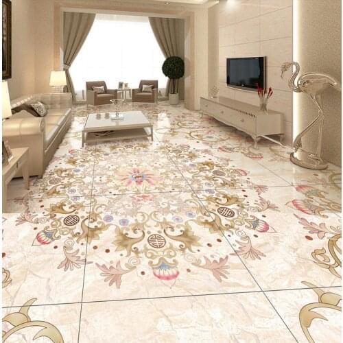 3D Flooring self adhesive Wallpaper For Home Parquet pattern Vinyl Flooring 3D Wallpaper Living room 3D Floor