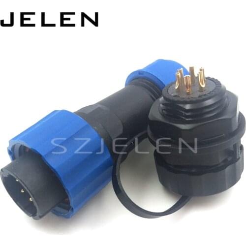 SD16 ,Opening size 16mm, 6 Pin waterproof connector, IP68, cable connector male female. auto connectors, electrical connectors