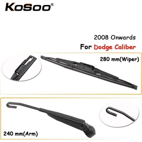 KOSOO Auto Rear Window Windshield Wiper Blades Arm Car Wiper Blade For Dodge Caliber,280mm 2008 Onwards,Car Accessories Styling