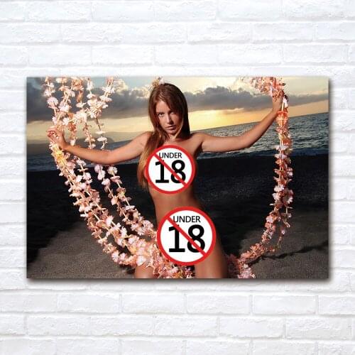 Modern Sexy Beauty Canvas Painting Contemporary Art Poster Print Adult Model Wall Picture for Living Room Home Decor