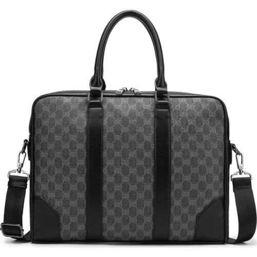 2021 New Fashion14 inch Laptop Briefcase designer Business Handbag for Men Large Capacity mens Work Shoulder Bag Luxury Brand