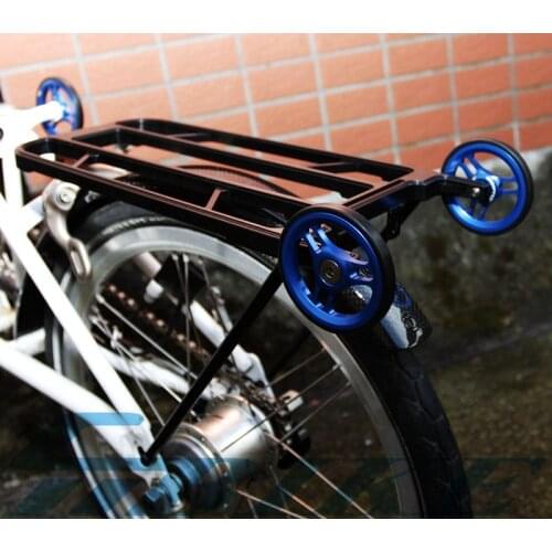 Aceoffix CNC ultralight aluminum alloy rear rack for Brompton folding bikes accessories rack