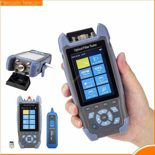 NK3200D Optical Fiber Tester Mini OTDR Optical time domain reflectometer Singlemode 24dB/22dB 64km 9 Functions 1310/1550 FC/UPC