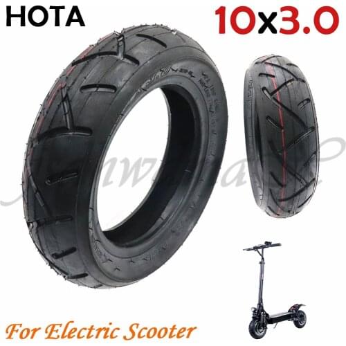 HOTA 10 inch 10X3.0 80/65-6 outer tire electric scooter thicken widen inflatable tyre zero 10x kaabo mantis pneumatic part