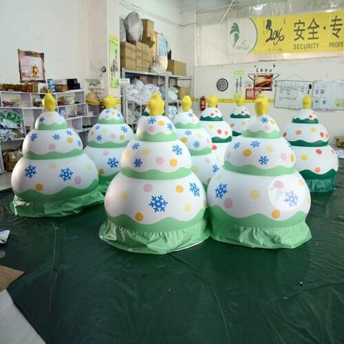 High Quality Printing Snowflake Decoration Inflatable Tree Inflatable Cake