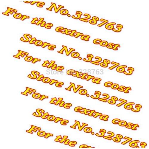 For the extra cost (shipping /product etc)