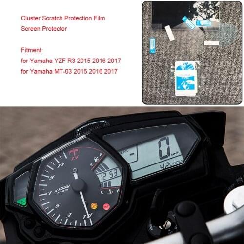 MTCLUB for Yamaha YZF R3 MT-03 MT03 MT 03 2015 2016 17 Motorcycle Cluster Scratch Protection Film Screen Protector New TPU film