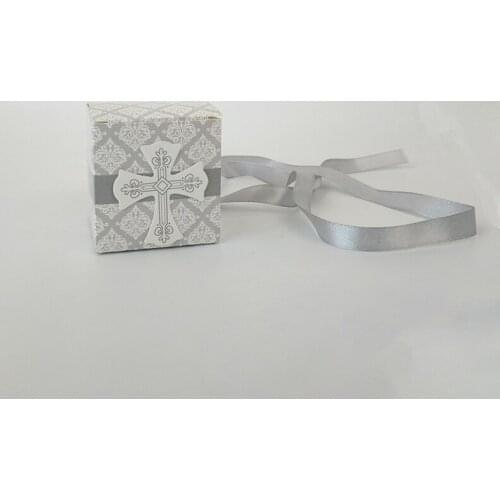 10Pcs/Lot Cross pattern wedding candy box marriage charm shower favor candy boxes wedding party gift hold bag with ribbon