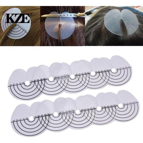 10pcs Hair Extension Heat Fusion Protector Shield Template Disk Scalp Protector