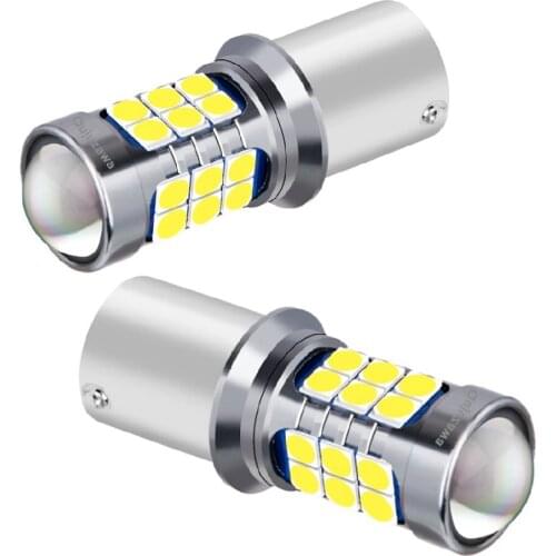 2pcs 1156 BA15S 7506 P21W R10W Super Bright 3030 LED Car Brake Light Turn Signal Bulb Auto Backup Reverse Lamp Red White Yellow