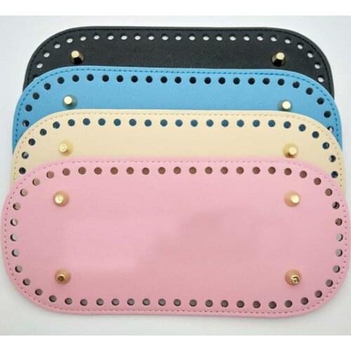 3pcs Handmade DIY 22.3cm Rectangle Rivet Replacement Bag Handbag Tray Bottom Knitting Accessories