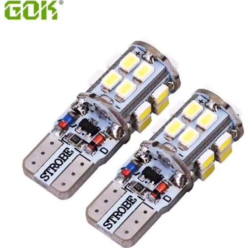 50PCS/LOT Car T10 led strobe high quality Strobe flash w5w T10 20smd t10 20led 1206 car led Light Bulb 194 196 free shipping