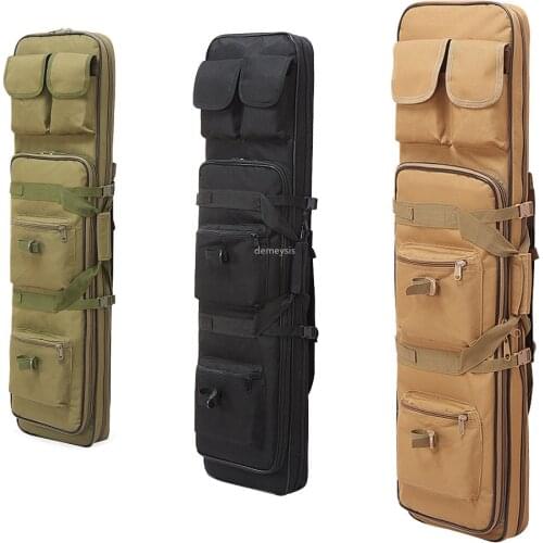 81cm / 94cm / 114cm Outdoor Tactical Gun Carry Bag Rifle Case Hunting Gun Bag Carrying Pouch Army Combat Rifle Scabbard Gun Bag