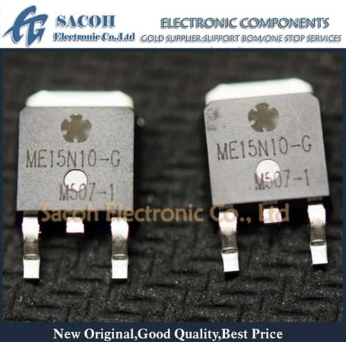 Free Shipping 10Pcs ME15N10-G ME15N10 ME15N06 ME15N06D4 ME15N06T TO-252 15A 100V Power MOSFET
