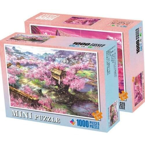 Paper Puzzle Painting Mini 1000 Pieces Adults Childrens Educational Toys Gift