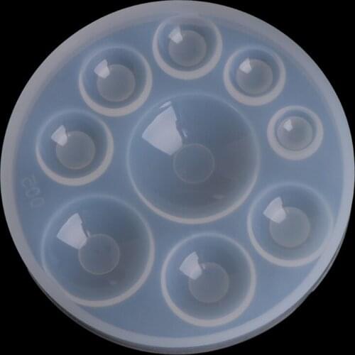 Round Silicone Resin Mold DIY Jewelry Pendant Making Tool Mould Handmade Craft