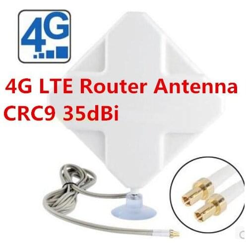 LTE 4G WIFI router panel sticker antenna CRC9 35dBi