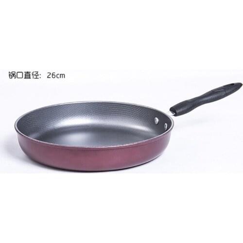 26cm small frying pan with smokeless and colorful non stick frying pan Griddles & Grill Pans Non-stick Without Pot Cover