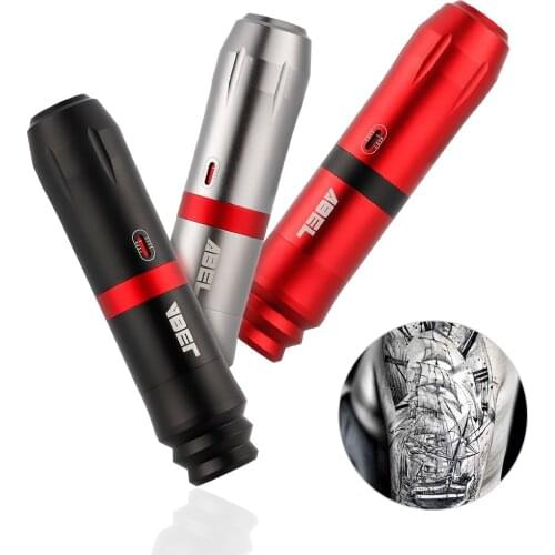Professional Rotary Tattoo Pen Machine Kit Quiet Motor Tattoo Gun Eyebrows Permanent Makeup Machine for Tattooist Rotary Pen