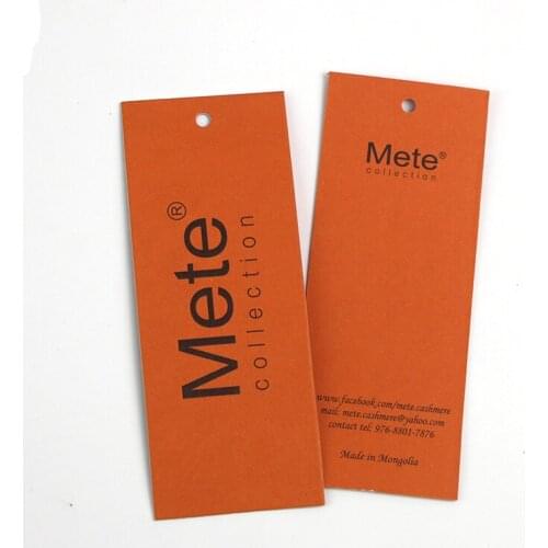 Fashion design hang tag thread for hang tag