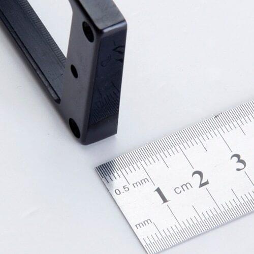 Humbucker Bridge Pickup Mounting Ring Frame For Electric Guitars - Black