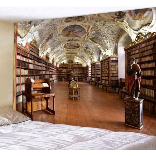 Christ church Jesus fresco bookshelf tapestry home decoration bed sheet Angel Bohemia decoration Mandala sofa blanket yoga mat
