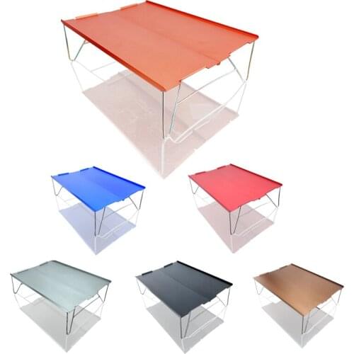 2021 New Foldable Camping Table Aluminum Alloy Outdoor Durable lightweight Stainless Steel Desk Portable Tea Table