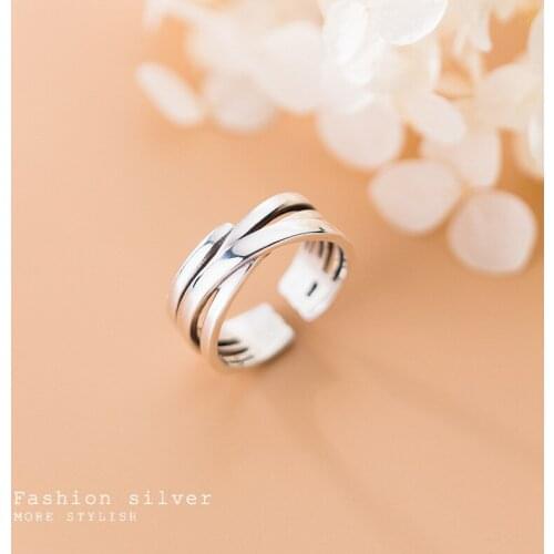 Charm Irregular Chains Ring For Women Men Vintage Boho Knuckle Party Rings Punk Jewelry Girls Gift